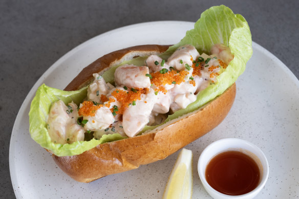Prawn roll.