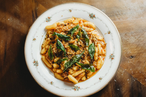 Cavatelli with goat ragu at Hey Rosey, Orange.
