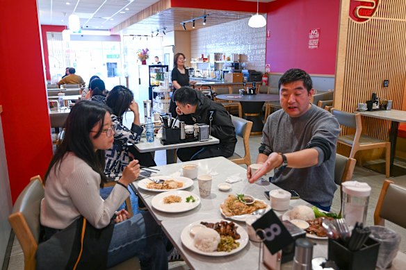 Inside Ducklicious in Clayton.