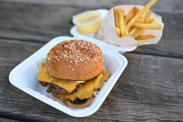 The Charrd double includes caramelised onions and chilli jam.
