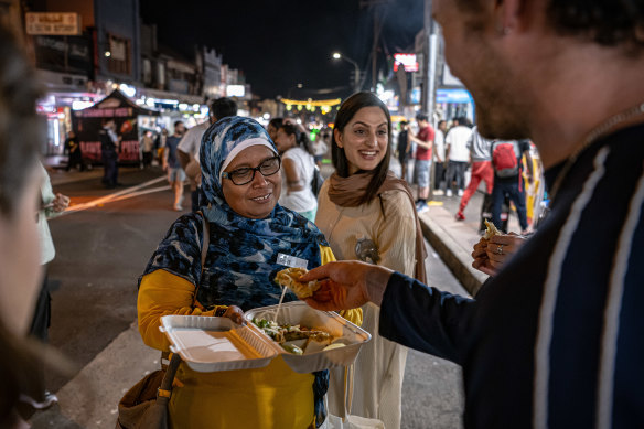 Taste tour guide Noorlindah Saleh will insist you take a second helping of murtaba. 