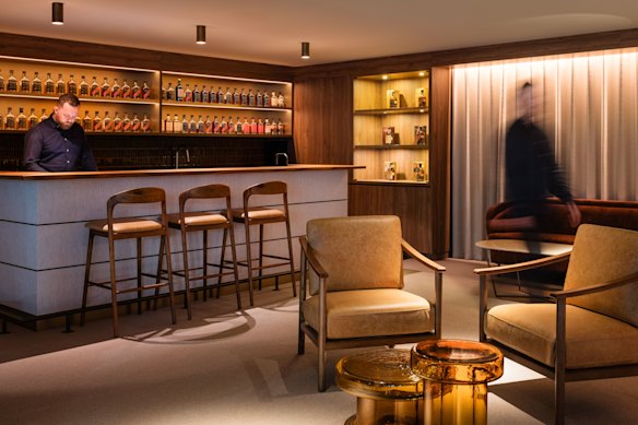 The refurbished cellar door at Sullivans Cove Distillery.