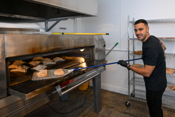 Anthony Raji and the team will be cranking out pides and pies fresh from the oven all day.