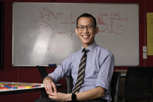 Maths teacher Eddie Woo says maths is in everything we love, we just have to know where to find it.