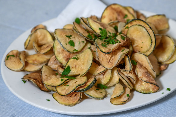 Zucchini chips.