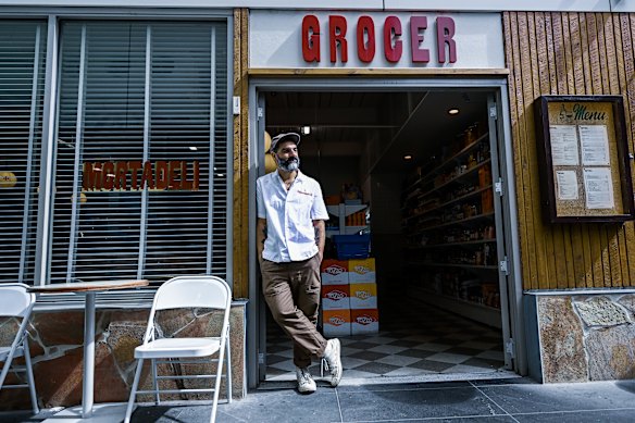 Jake Cassar outside the new three-in-one venue.