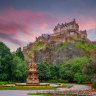 Hard to miss: Edinburgh Castle occupies a lofty hilltop perch in the middle of the city.