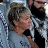 Australian activists, including Juliet Lamont (pictured in Sydney on Monday), have alleged they experienced abuse and mistreatment while in Israeli custody last week.