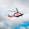The teenager was flown to the Royal Melbourne Hospital in a critical condition.
