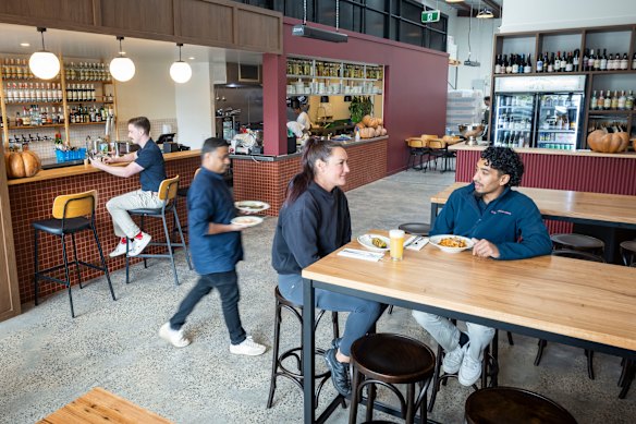 Inside the Mitcham distillery.