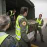 Victims flown to Australia as medicos order emergency skin in volcano response