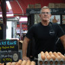 Stan Graczyk runs big egg retailer Eggporium at the Queen Victoria Market.