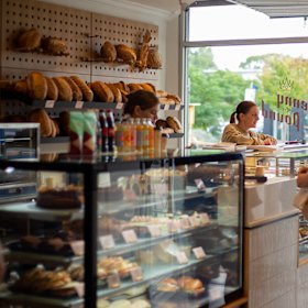 Inside the Richmond bakery.