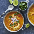 Coconut prawn noodle soup.