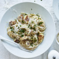 Cauliflower and ricotta spaghetti.