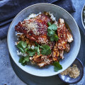 One-pan honey soy chicken.