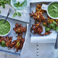 Adam Liaw’s onion bhajis.