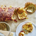 Cheese, Vegemite and spring onion pull-apart loaf.