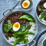 Beef soboro don.