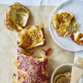 Cheese, Vegemite and spring onion pull-apart loaf.