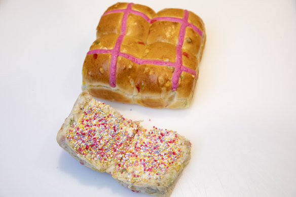 Good luck finding the fairy bread hot cross buns. 