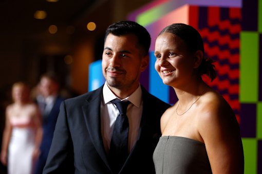 Danielle Ponter of the Crows and Nate Paredes.