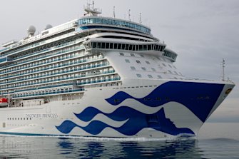 On board the modern version of the Love Boat headed for Australia