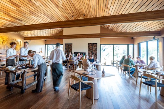 Inside the Barragunda dining room.