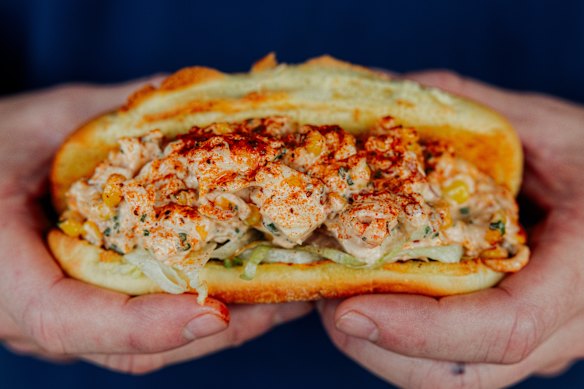 The Afishinado lobster roll. 