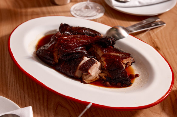 Classic roasted duck with lilly pilly plum sauce.
