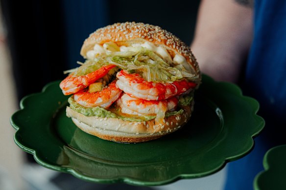 Move over lobster roll, behold the prawn roll. 