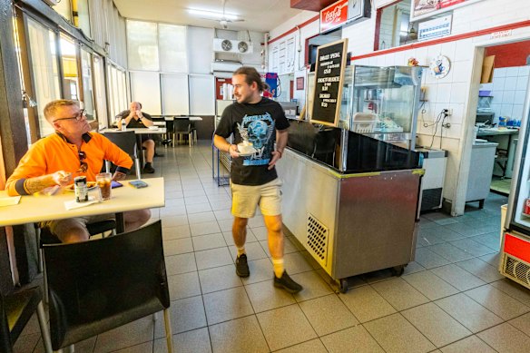 Embassy Cafe in West Melbourne is open 24 hours a day.