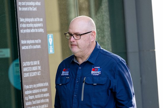 Darren Canty at La Trobe Valley Law Courts, Morwell.