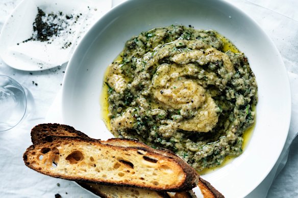 Serve the eggplant caviar with crunchy sourdough toast or alongside grilled ingredients.