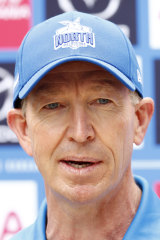 North Melbourne coach David Noble.