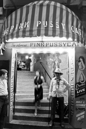 The infamous Pink Pussycat club, part of the Kings Cross Strip Club scene, on March 31, 1989.