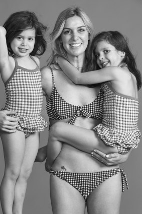 Georgie Abay, 38, with daughters Lottie (left) and Arabella.