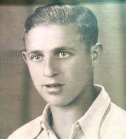 Szaja Chaskiel, post-liberation, age 16 in Switzerland in 1945.