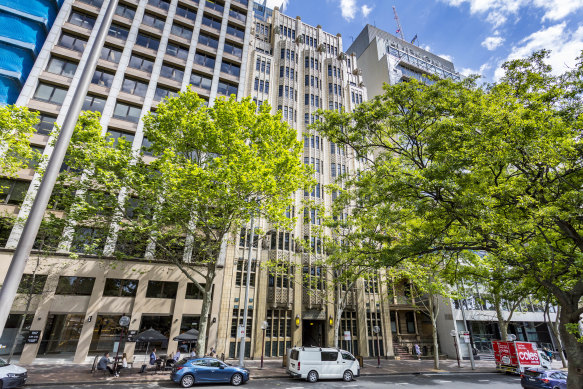 The heritage-listed 1920s BMA House at 135-137 Macquarie Street, Sydney