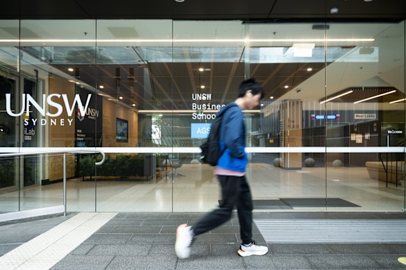 The University of NSW has become dependent on exporting education.