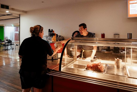 The couple remember every detail of their regular customers’ sandwich orders.