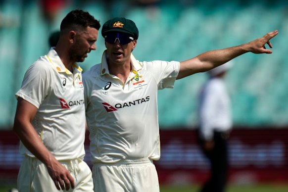 Josh Hazlewood and skipper Pat Cummins form half of the most fearsome bowling quartet in Test cricket.