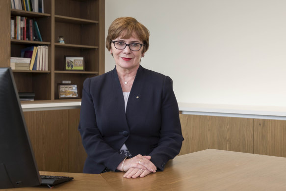Australian Communications and Media Authority chair Nerida O’Loughlin will serve another two years.