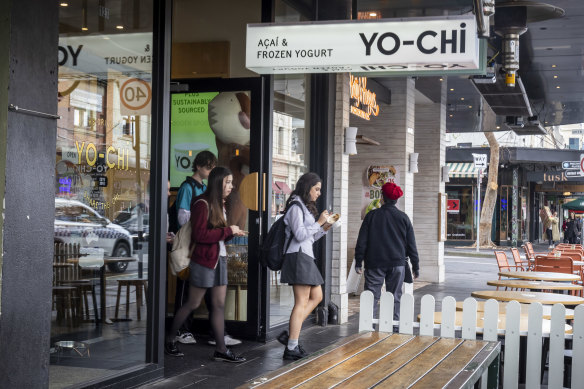 A Yo-Chi store in Melbourne.