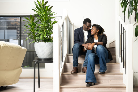 Noël Yandamutso Zihabamwe and Delphine Uwamwezi Yandamutso. “We tag-teamed: working, studying, the kids – sometimes even sleeping!” says Yandamutso, of how they juggled their busy lives in Australia.
