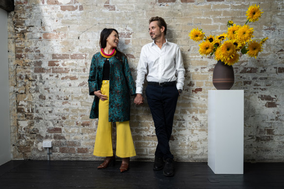 Kawai Yeung and David Kaunitz. “Kawai has a special kind of charisma,” says Kaunitz. “She’s incredibly positive, with the openness and optimism you need to get through life.”  