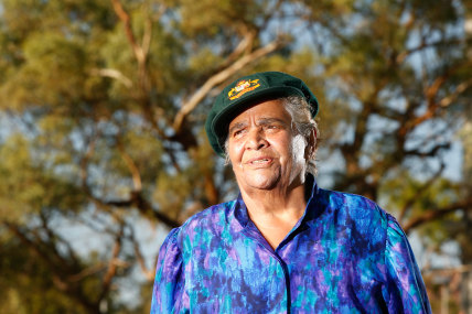 Faith Thomas, the first Indigenous woman to play Test cricket for Australia, 2015.