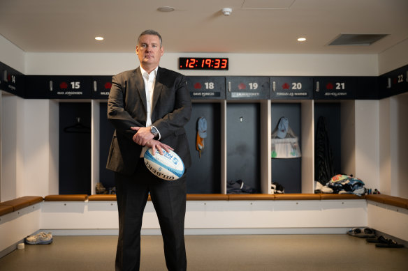 Paul Doorn at NSW Rugby headquarters in Sydney. 