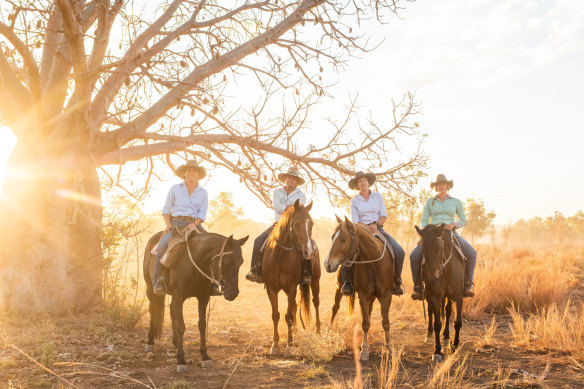 It’s not all about the waterholes … El Questro horse-riding.