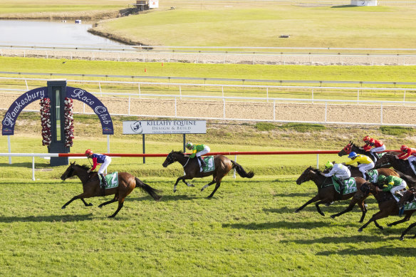 Racing returns to the Hawkesbury track on Tuesday.